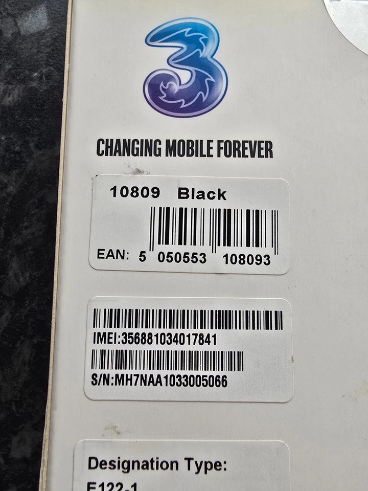 NEW SEALED HUAWEI E122 Black Wireless USB Modem 3G Moblie Broadband Dongle - Image 3 of 4