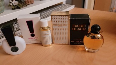 Bill Blass Basic Black, Coty Exclamation, Michalsky Berlin