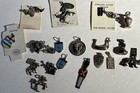 Charm for Bracelet All Signed 18 Vintage Sterling Silver Charms