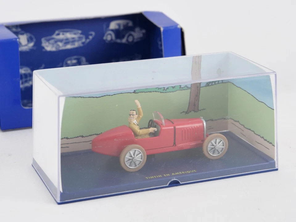 In Auto Tintin 1/43 La Macchina Di Bobby Smiles Di Tintin In America - Immagine 3 di 4