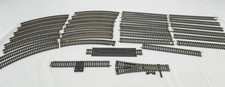 Atlas HO Scale Brass Snap Track Lot Curved Straight Turnout Rerailer 32 Pc