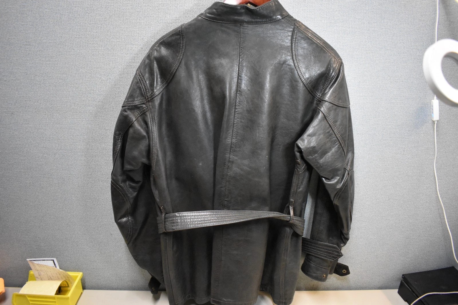 Belstaff Panther 1966 Leather Jacket Large Black - product detail image 2