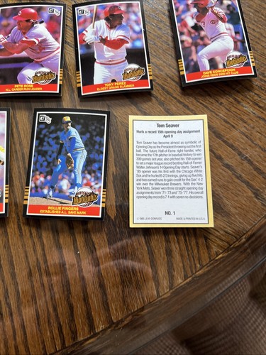 1985 Donruss Highlights Complete 56 Card Set + Lou Gehrig Puzzle - Picture 20 of 20
