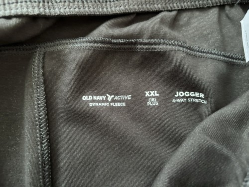 NWT Old Navy Active Boys XXL (18) Plus Gray Zip Pocket Joggers Pants - Picture 5 of 5