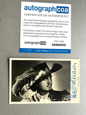 ETTORE BASTIANINI ( 1967) Oper signed Autogrammkarte 9x14 Autogramm COA ACOA