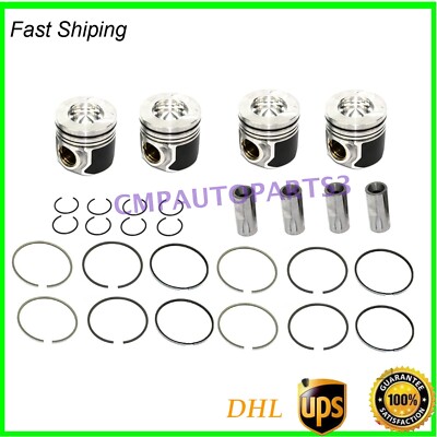 4pcs Piston Rings Kit For Hyundai Kia D4CB 2.5 234104A920