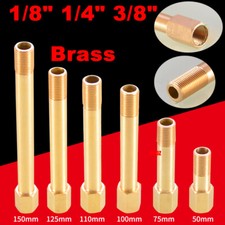 1/8" 1/4" 3/8" Brass Male To Female Pipe Fittings BSP Thread Extension Connector