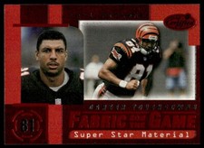 1999 Leaf Certified Fabric of the Game Carl Pickens 426/500 Cincinnati Bearcats