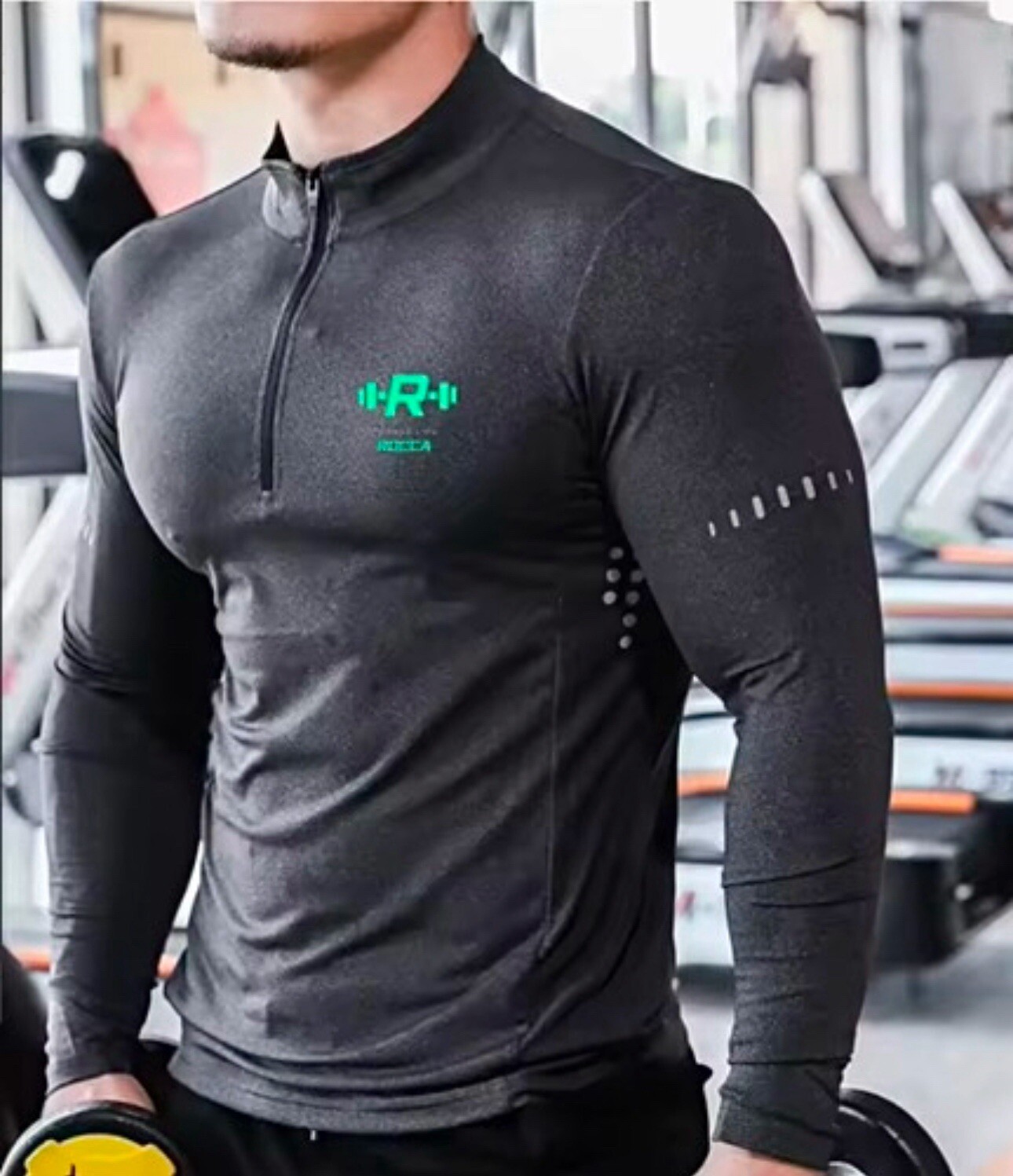 Men's Compression Athletic Fitness Shirt Base Layer Tops Sports Gym Tight Dry