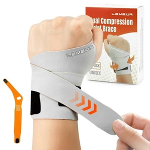 Carpal Tunnel Wrist Brace Ulnar Wrist Brace, Ultra-Thin Elastic Hand Brace fo... - Picture 1 of 7