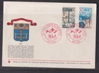 France 1974 Red Cross Set First Day Cover - 64 Pau Unaddressed #1