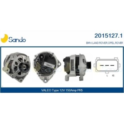 Generator Sando 2015127.1 für Bmw Opel Rover General Motors