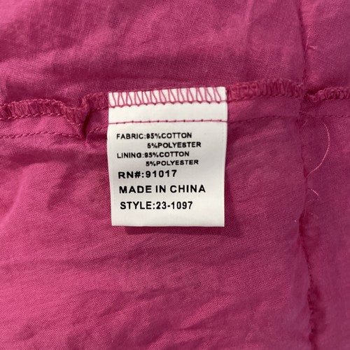 Solitaire NWTPink Eyelet Summer Mini Dress L Layered Ruffles & Sleeveless - Picture 4 of 4