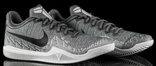 908972 011 Nike Hombres Kobe Mamba Rage Entrenadores de Baloncesto Blanco/Gris - Imagen 2 de 12