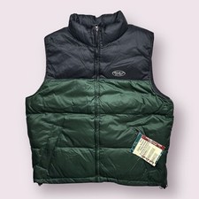 Vintage NWT Men  s Eddie Bauer Ebtek Puffer Vest 90s Size L Goose Down