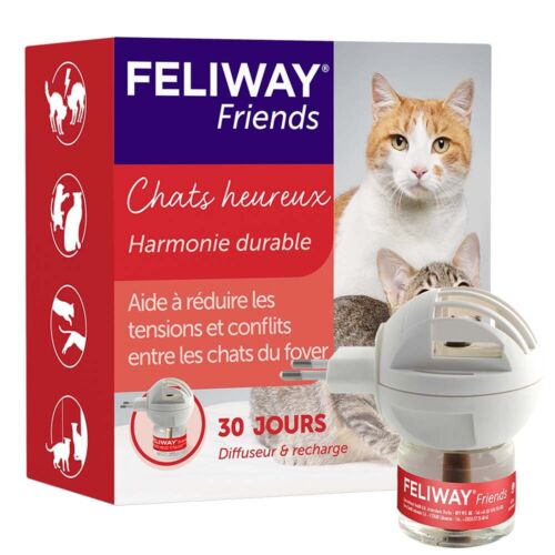 FELIWAY Friends - Gestion conflits entre chats - Kit complet (diffuseur + rechar - Photo 1/6
