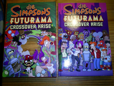 BUCH - DIE SIMPSONS FUTURAMA CROSSOVER KRISE 210 Seiten  - MIT SCHUBER - TOP