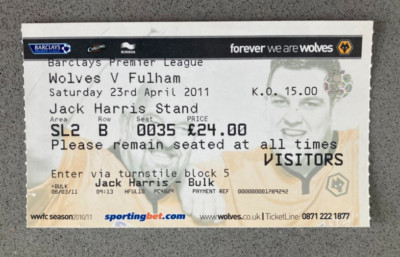 Wolverhampton Wanderers v Fulham 2010-11