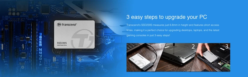 Transcend 230S series 2.5-inch SATA III 6G 3D NAND SSD - Image 4 of 4