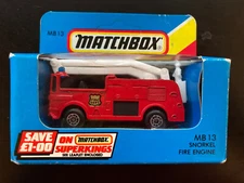 Matchbox 1-75 Series Car MB13 Snorkel Fire Engine Grande Echelle