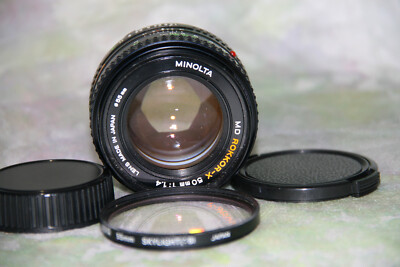 MINOLTA MD ROKKOR 50㎜F1.4 Minolta MD Rokkor 50mm F1.4 Lens Made in JAPAN | eBay