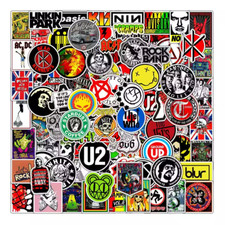 Sticker Set Aufkleber 100 Stück Stickerbomb Rock Band Punk Heavy Metal Musik