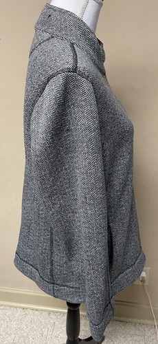MARC NEW YORK ANDREW MARC PERFORMANCE JACKET HERRINGBONE FULL ZIP POCKETS LG - Picture 7 of 10