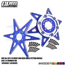 GPM 7075 front/rear hub support,orthotics,support plates for LOSI 1/4 Promoto-MX
