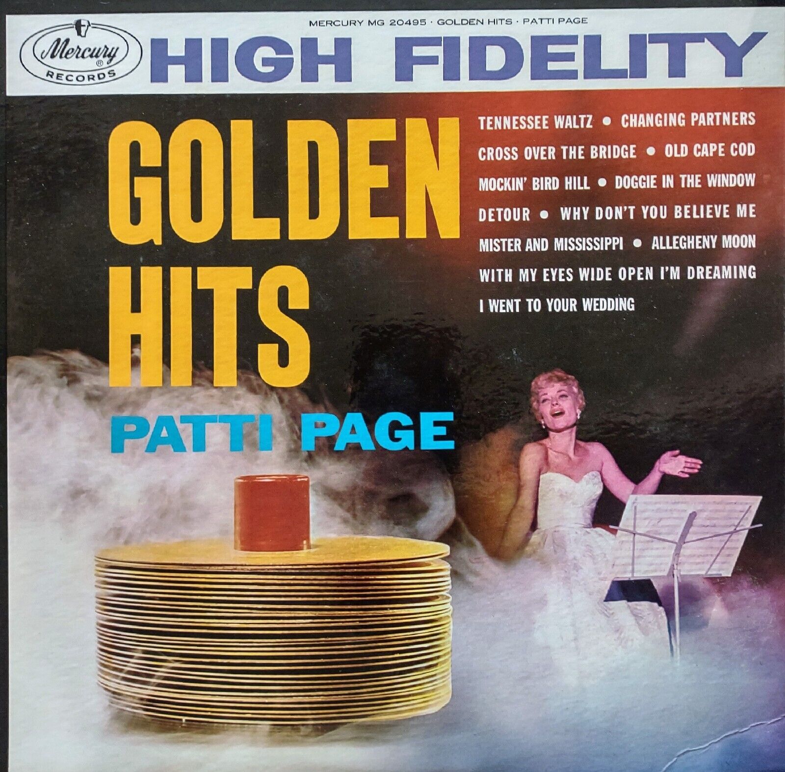 Patti Page - Golden Hits LP - 1960 Mercury mono  Free Shipping 