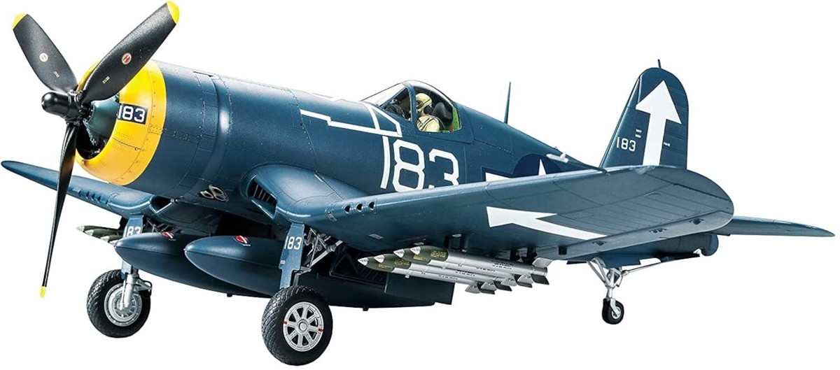 Tamiya 1/32 Aircraft No.27 US Navy Vought F4U-1D Corsair Plastic