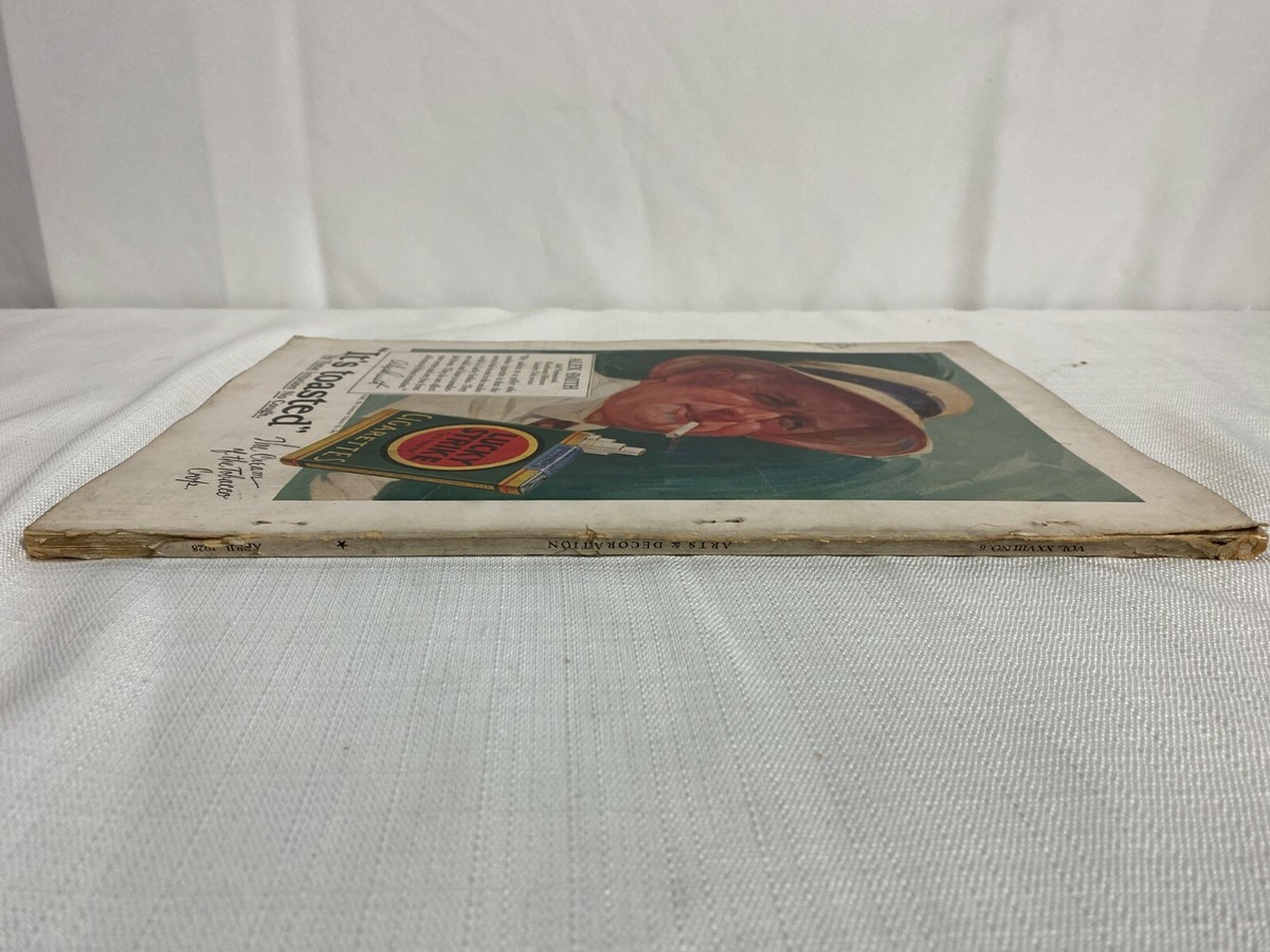 Arts & Decoration Magazine April 1928 Art Decor Vintage Great