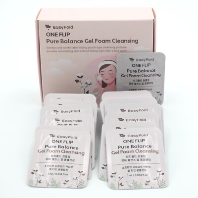 EasyFold One Flip Pure Balance Gel Foam Cleansing 1ml x 30ea Moisture K-Beauty