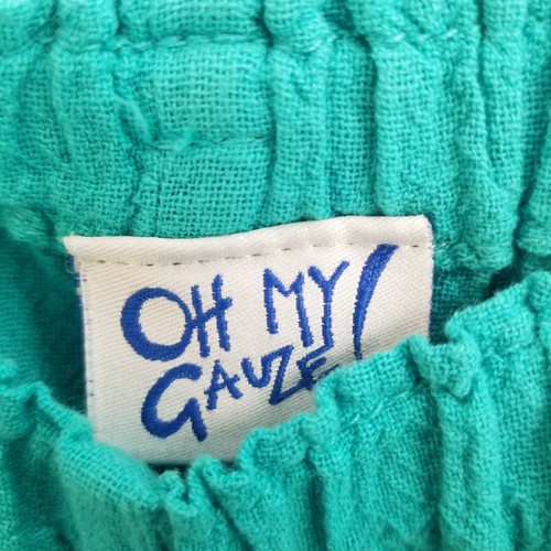 Oh My Gauze Cotton Breeze Reef Pants in Aqua Size 2 / L/XL - Picture 6 of 8