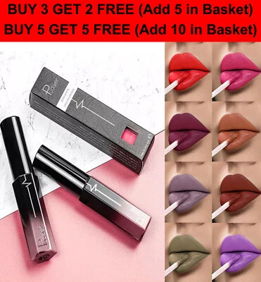 Pudaier Semi Matte Long Lasting Liquid Lipstick Velvet Lip Gloss