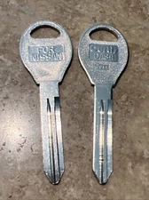 Blank Key Curtis DA34 Fits Nissan Subaru (pair) DA-34