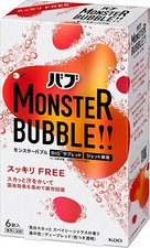 KAO BUB MonsteR BUBBLE Refresh Free 6 tablets spicy citrus fragrance Bath Salt