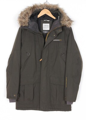 DIDRIKSONS MELKER USX Waterproof Parka Jacket Men Size S Fur Hooded MJ2949