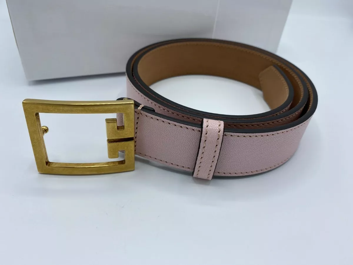GIVENCHY PINK LADIES LEATHER BELT SIZE 28 NEW RRP 310 eBay