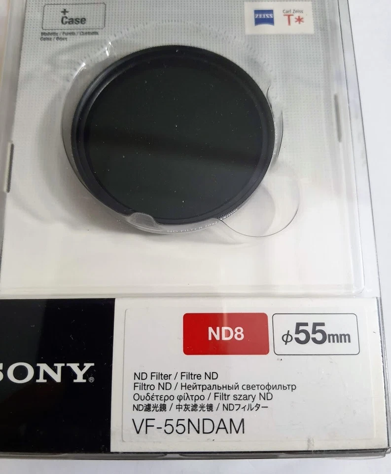 Sony OEM 55mm ND-8 Neutral Density Lens Filter Japan ND8X ND 8X ND8 55 mm - Image 4 of 4