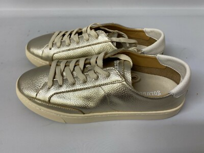 Soludos Women's Ibiza Classic Lace-Up Sneakers Platinum for sale