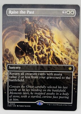 MTG Raise the Past (Borderless) Foundations Regular