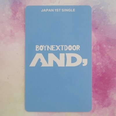 BOYNEXTDOOR AND , JP 1st single Official Photo card JAPAN POB