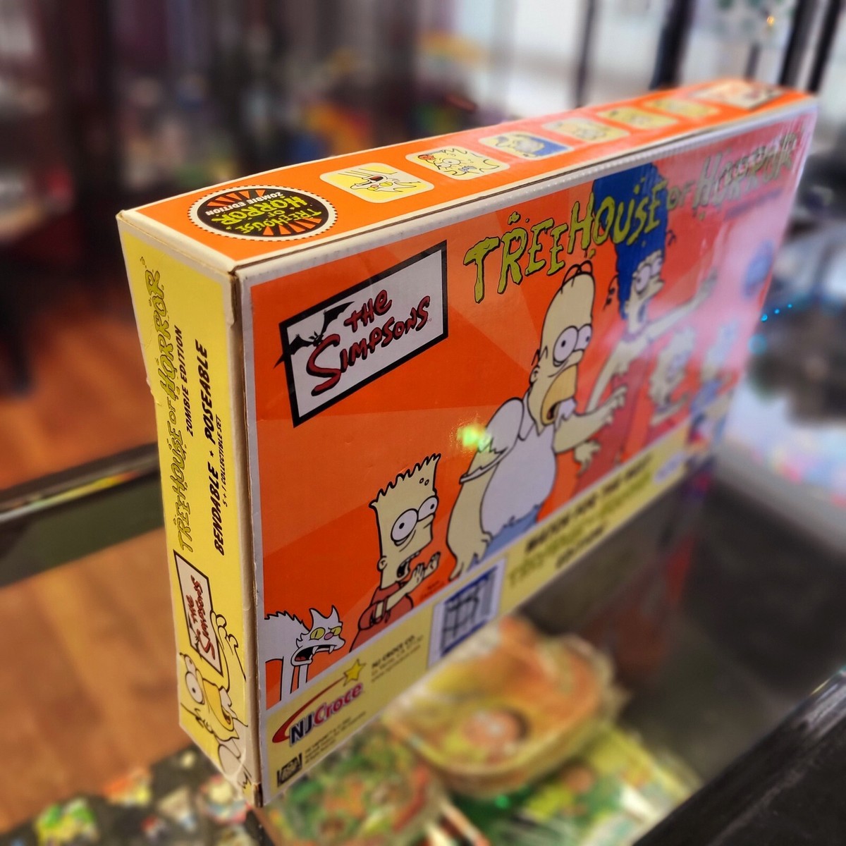 The Simpsons TREEHOUSE OF HORROR ZOMBIE Bendable Figures NJ CROCE