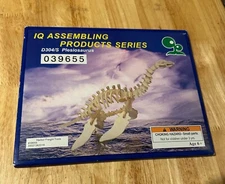 NEW IQ Assembling Products Series- 3D Wood Model D304/S Plesiosaurus Dinosaur