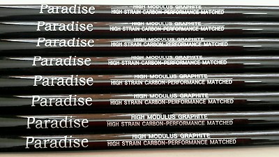 8 REGULAR+(FIRM FLEX)GRAPHITE IRON SHAFTS 370 4-AW or 3-PW Paradise79g by Aldila