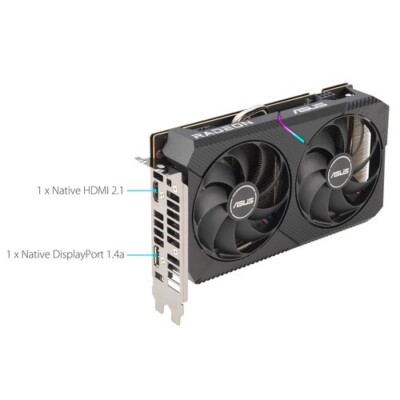 ASUS RX 6500 XT 4GB GDDR6 Graphics Card - DUAL-RX6500XT-O4G ASUS RX 6500 XT 4GB GDDR6 Graphics Card - DUAL-RX6500XT-O4G