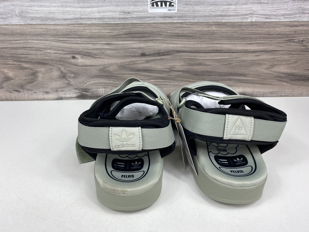 Adidas Adilette 2.0 HU Human Race Pharrell Halo Green Sandals Size 10 New Adidas Adilette 2.0 HU Human Race Pharrell Halo Green | size  main image 4