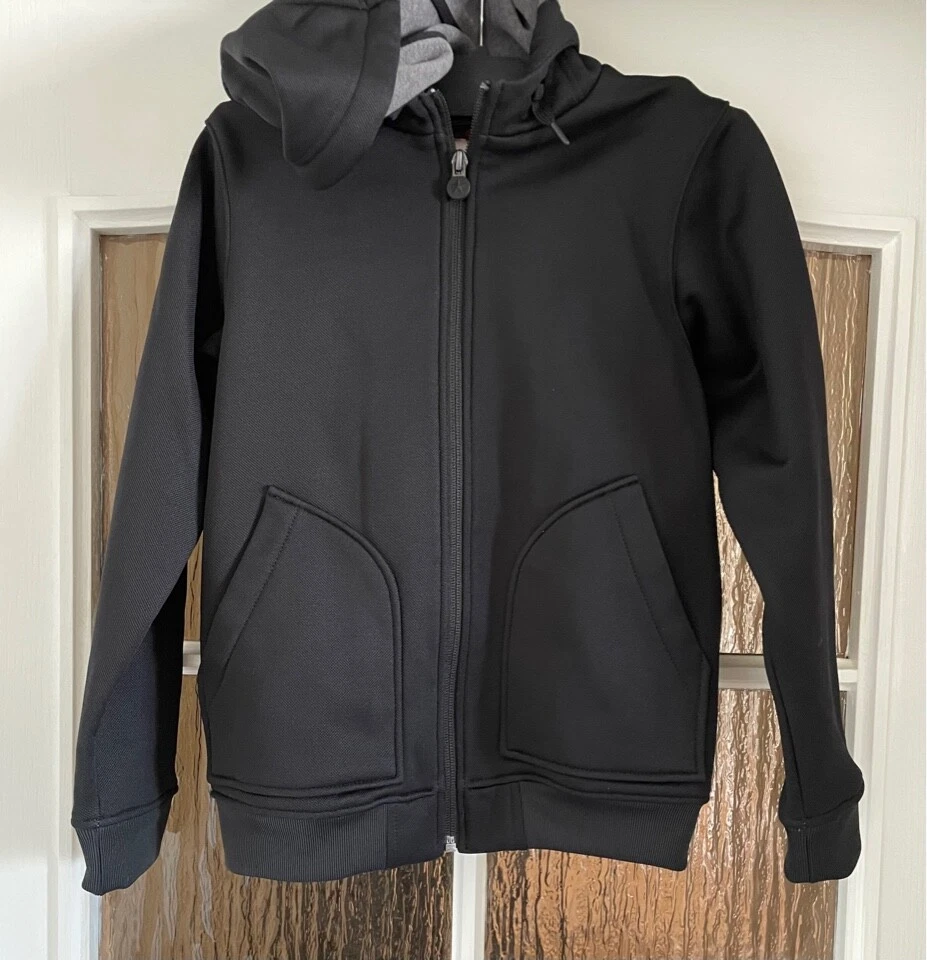 Felpa con cappuccio Givenchy bambino stelle e righe nere 10 anni