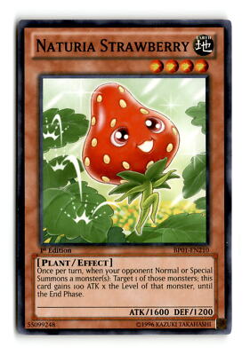 strawberry yugioh card Naturia Strawberry - HAC1-EN110 Starfoil - YuGiOh-LP