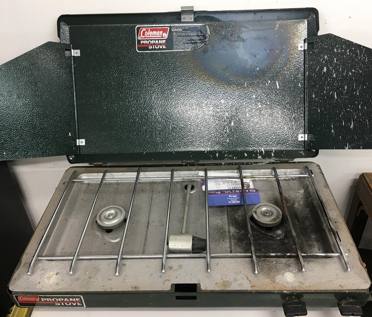 Coleman Propane Gas Portable Camp Stove 5430B700 2 burner 3/92 